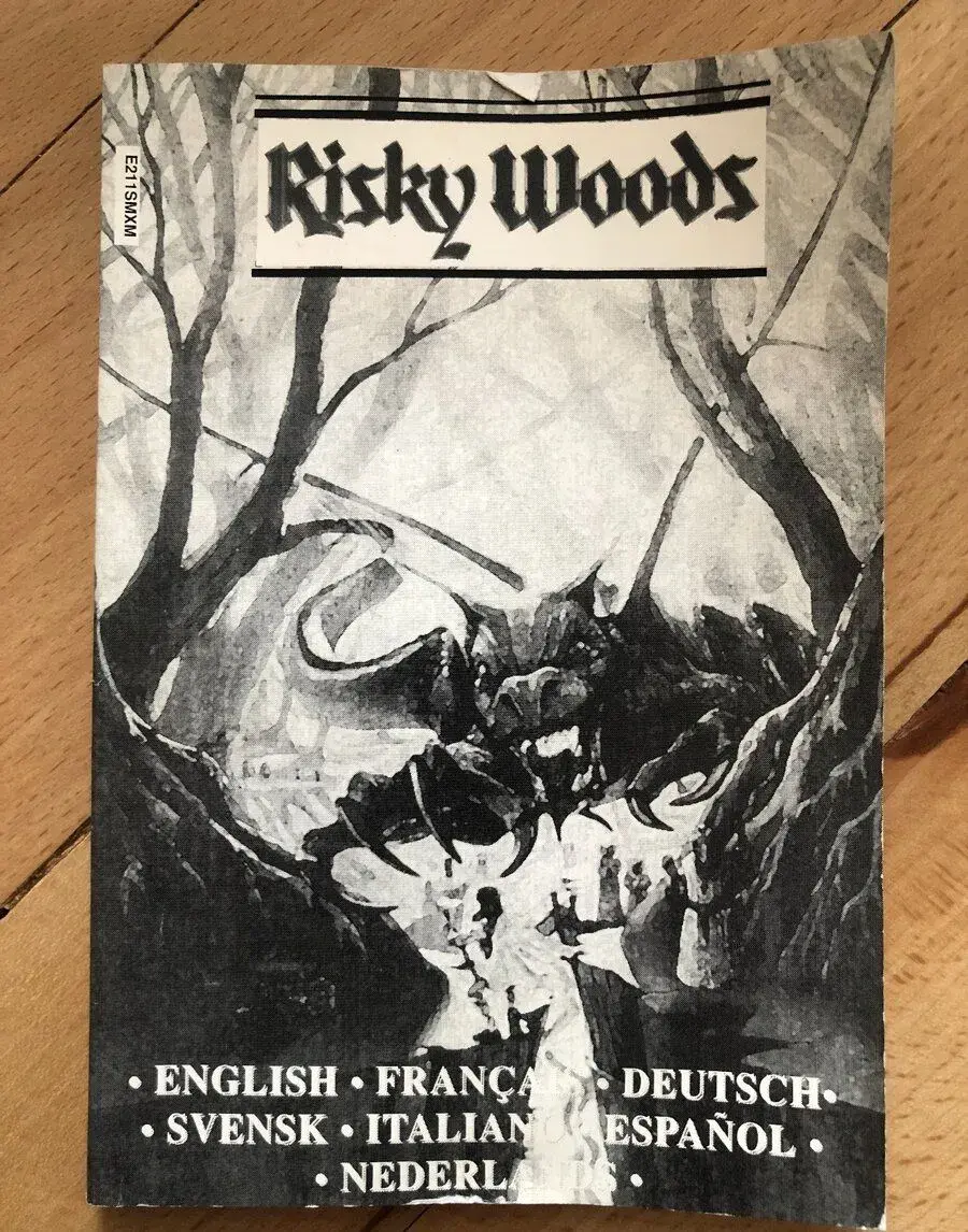 RISKY WOODS - MEGA DRIVE - manual