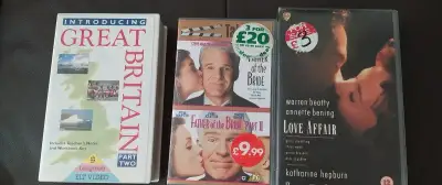 Anglické nové VHS kazety