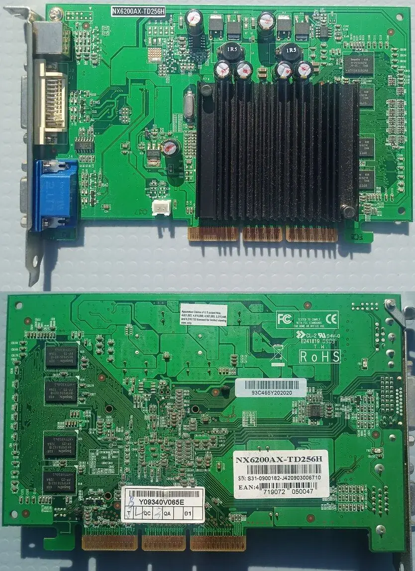 AGP Grafické karty (Universal AGP slot)