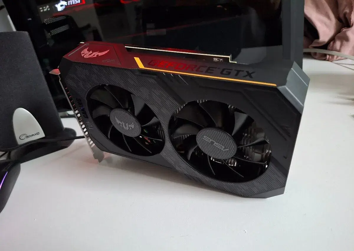 GeForce ASUS TUF GTX 1650 OC - prepastovaná a vyčistená