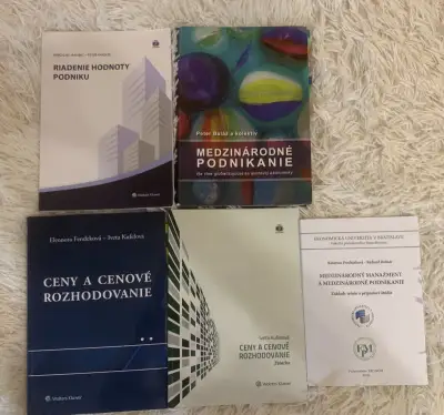 Knihy pre Ekonomickú univerzitu