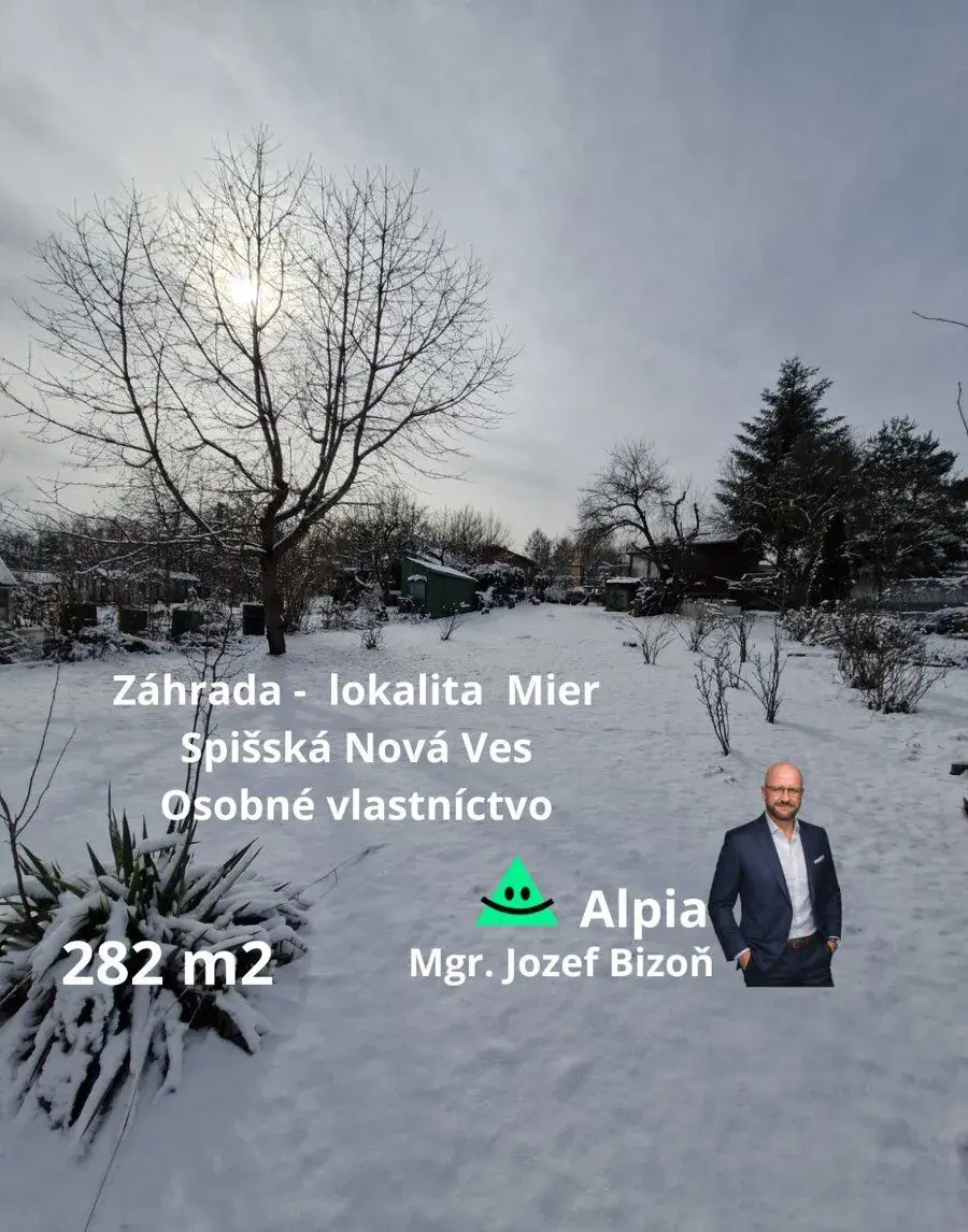 Záhradku v lokalite Mier pod letiskom - Spišská Nová Ves