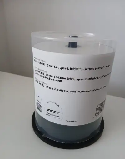 Potlačiteľné CD MediaRange