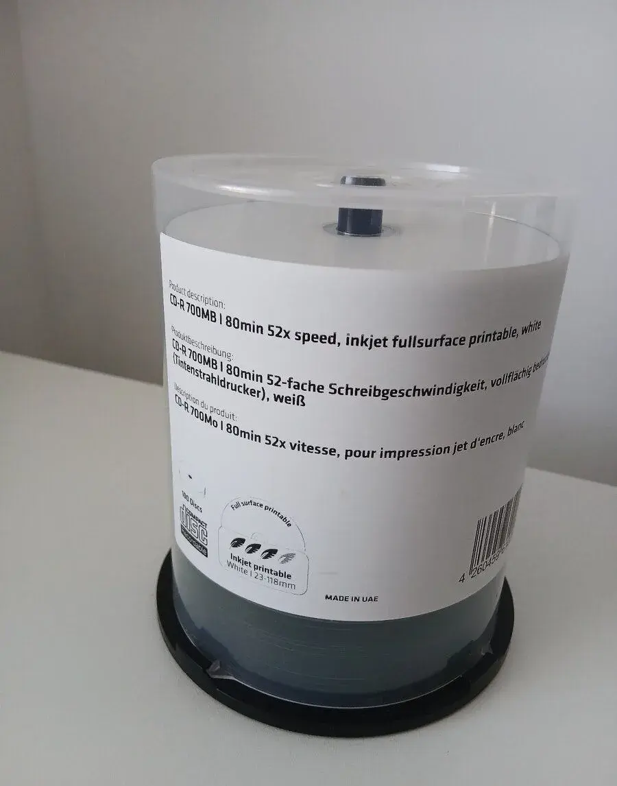 Potlačiteľné CD MediaRange
