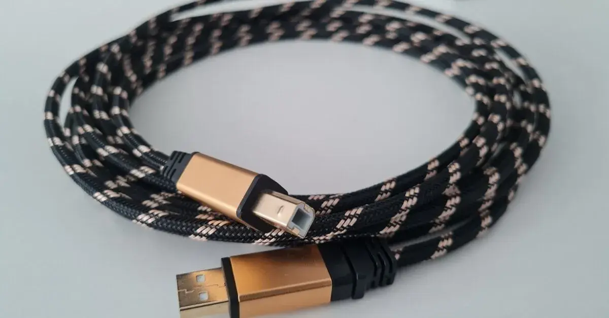 Roline USB kábel 2.0 A-B HighSpeed Gold 4,5 m Roline