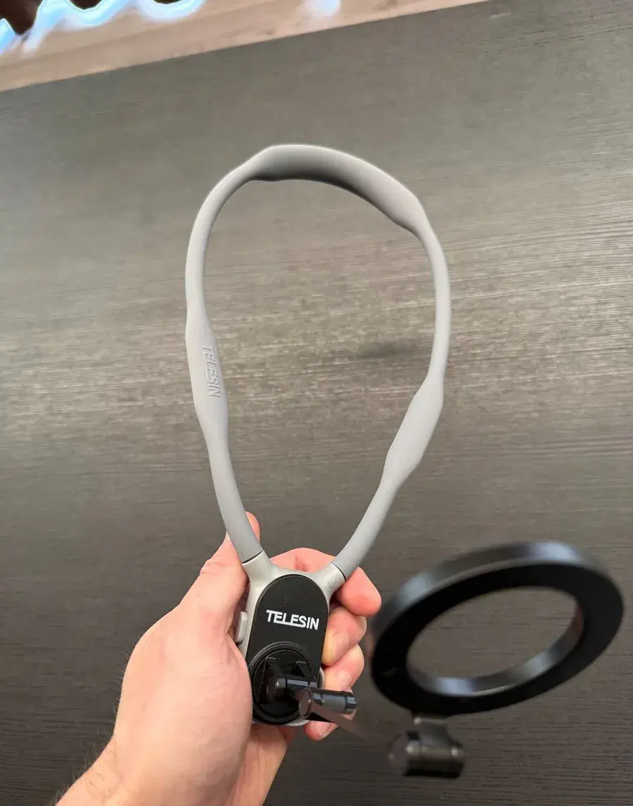 TELESIN MNM-001 – magnetický držiak telefónu na krk, POV