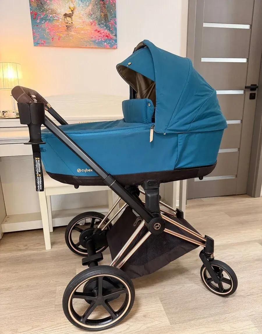 Cybex e-PRIAM 4.0. rosegold s bohatým príslušenstvom