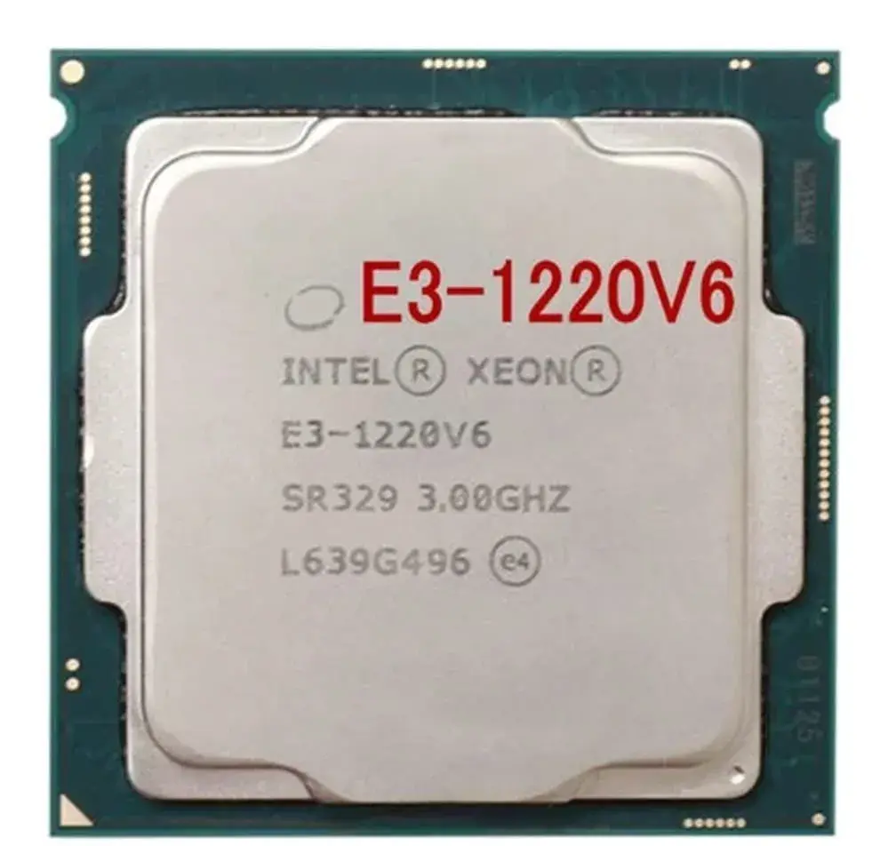 CPU XEON E3‑1220 v6 (Kaby Lake)