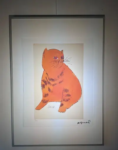Andy Warhol – Cat "Sam" (Orange) (Limitovaná litografia)