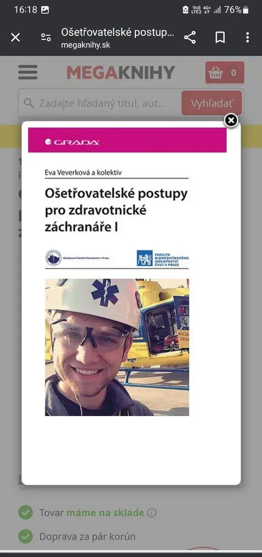 Ošetřovatelské postupy pro zdravotnické záchranáře I a Ii