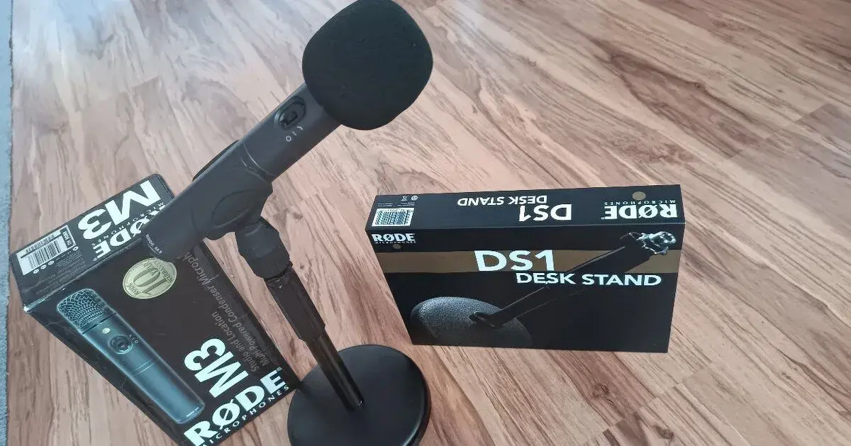 RØDE M3 kondenzátorový mikrofón + DS1 stojan