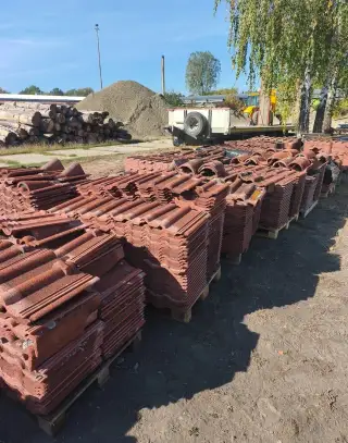 Použita betónová šklidla Bramac