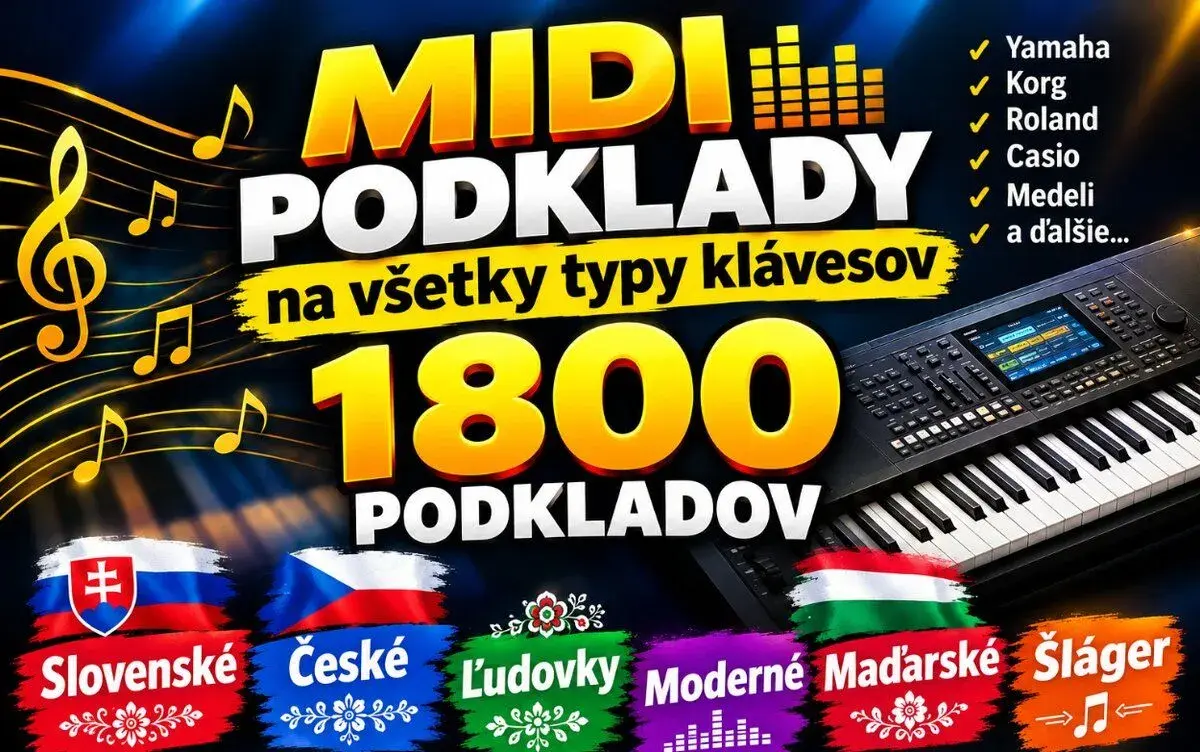 MIDI Podklady
