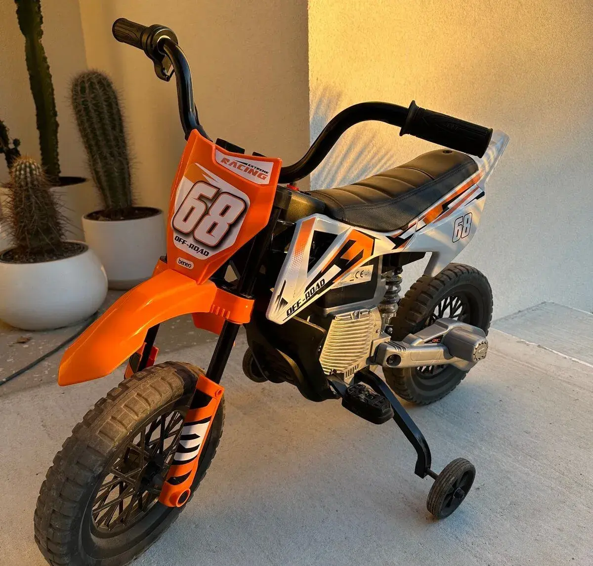 Detská elektrická motorka motocross