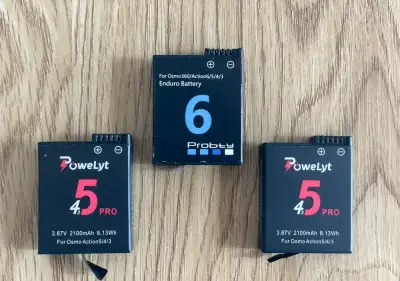 neoriginálne baterky pre DJI Action 4 / 5 / 6