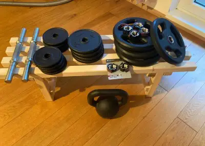 Činky na domáci fitness / BA