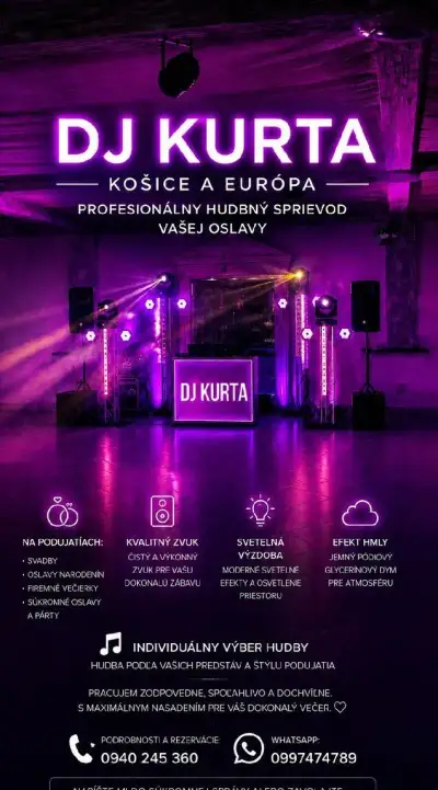 🎧 DJ KURTA | Košice a Európa