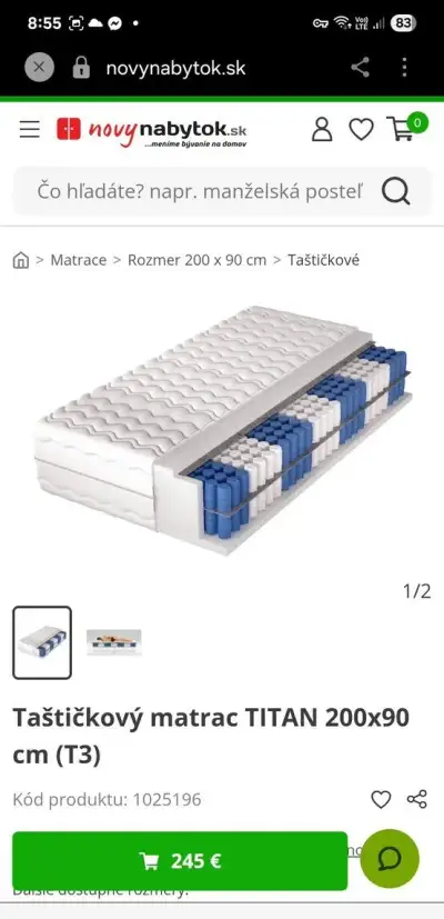 Matrac 90x200