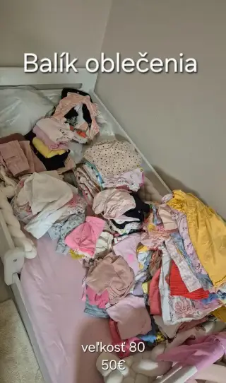 Balík oblečenia veľkost 80
