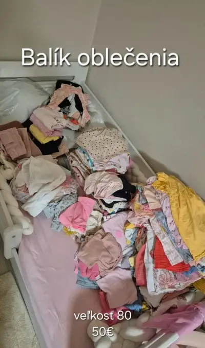 Balík oblečenia veľkost 80