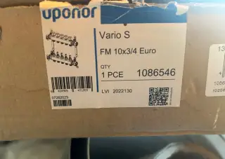 Nový Uponor Vario S – rozdeľovač podlahového kúrenia 10 okru