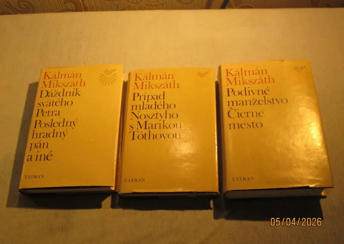 Tri knihy od K. Mikszátha