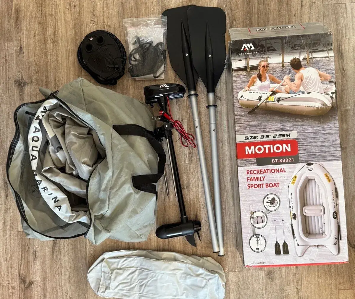 Aqua Marina MOTION Gray BT-88821 + elektromotor T-18