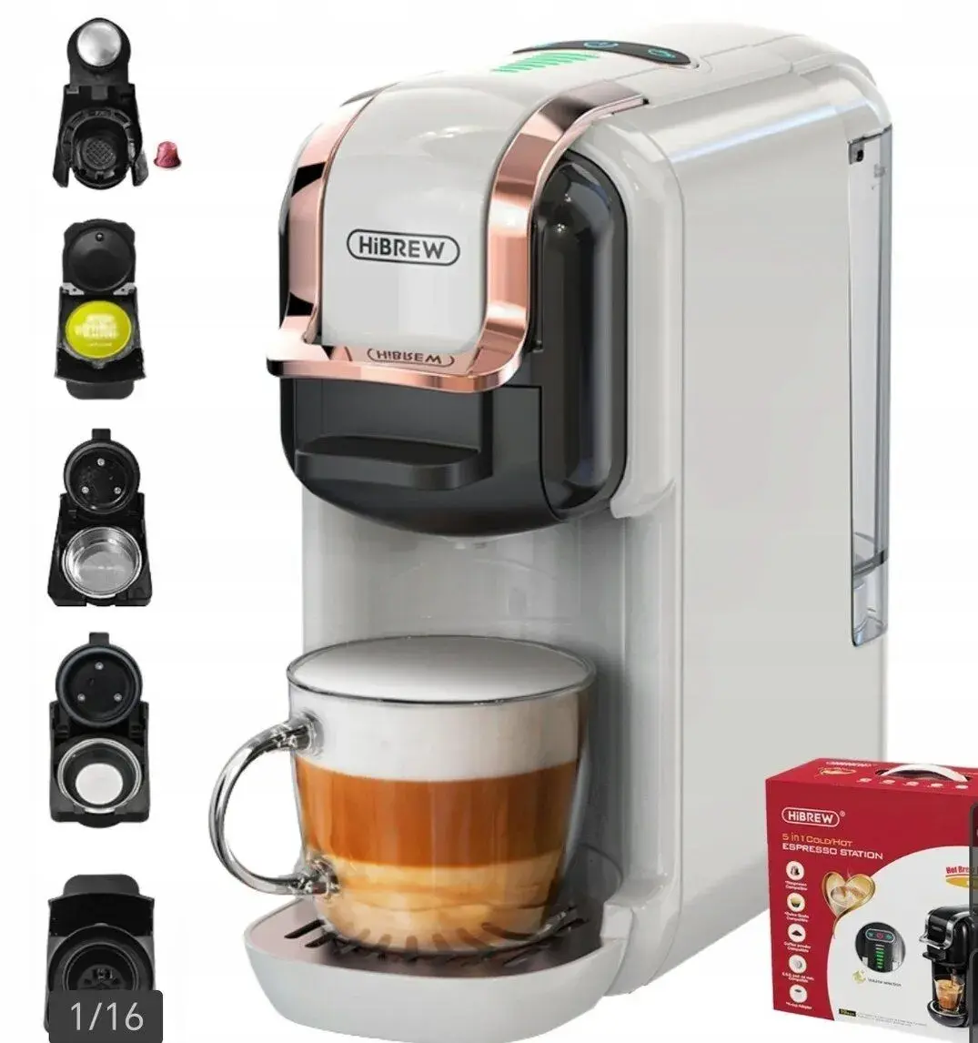 HiBREW H2B 5v1 Kávovar 19 Bar Espresso Horúce/Studené Nápoje