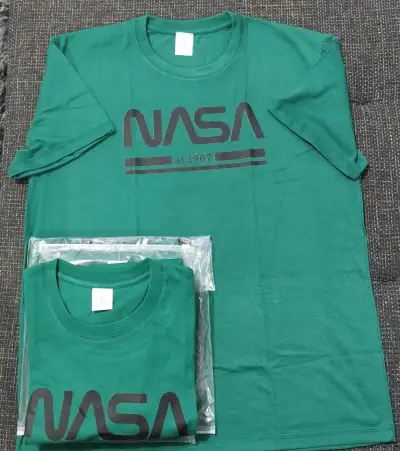Nové bavlnené tričká s nápisom NASA