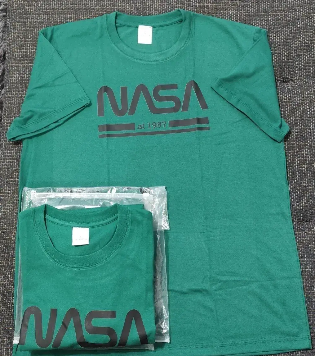 Nové bavlnené tričká s nápisom NASA