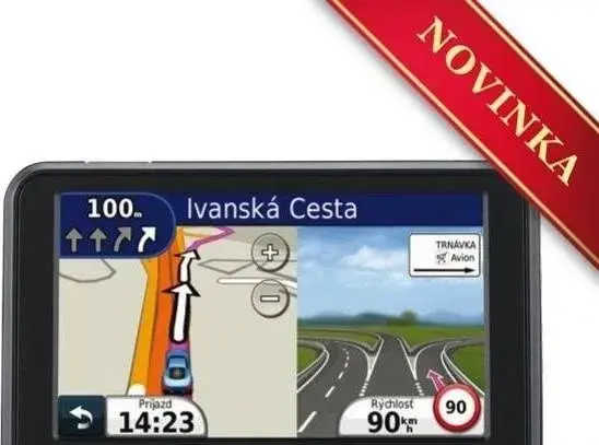 GPS navigácia GARMIN NUVI 40 s mapou pre rok 2026.