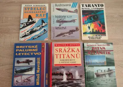 Knihy s historickou, vojnovou a modelárskou tématikou (2)
