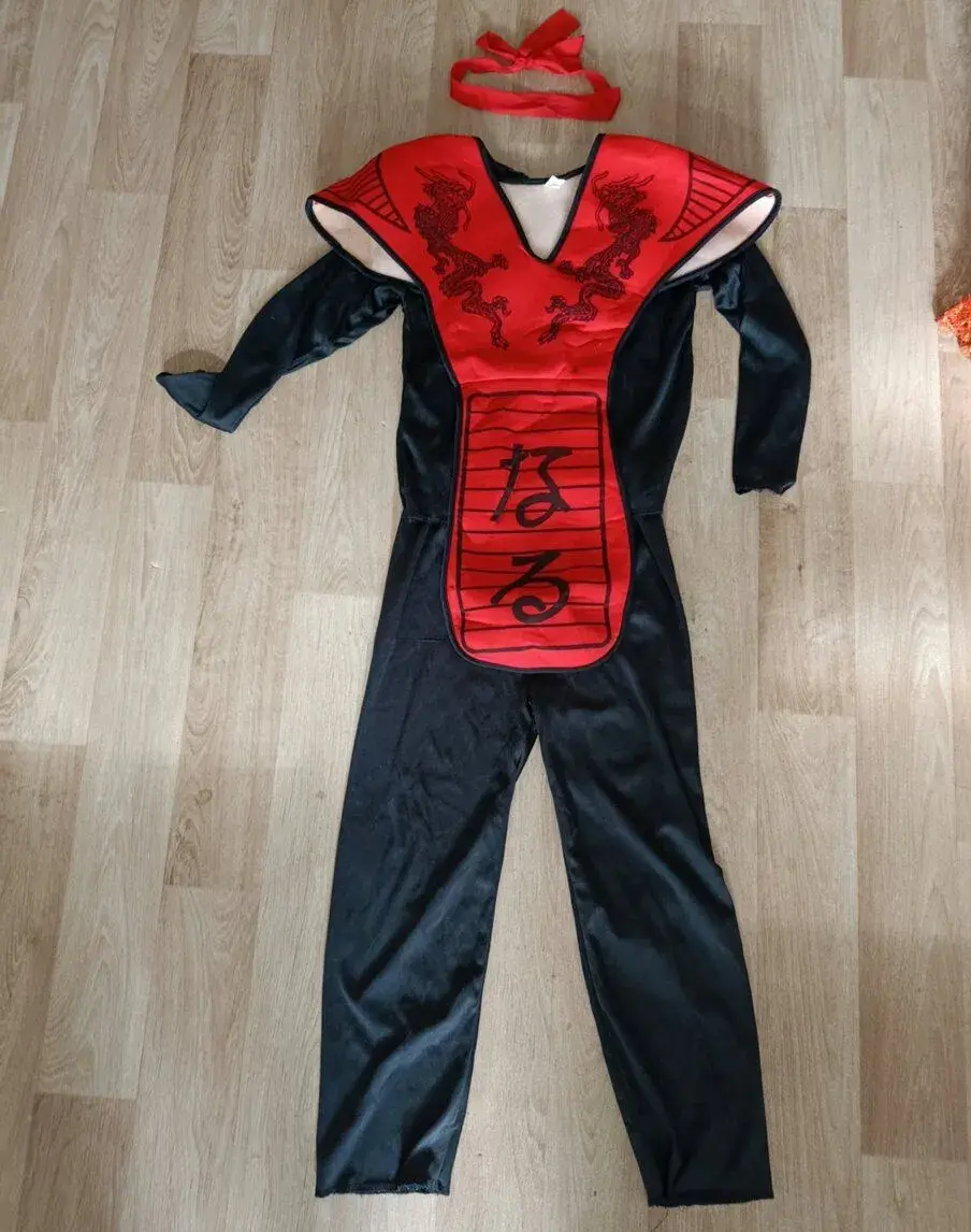Maska na karneval samuraj, ninja