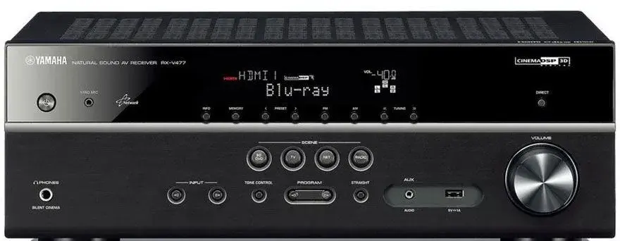 Yamaha RX-V 477 | 5.1 | Spotify | AirPlay | USB |