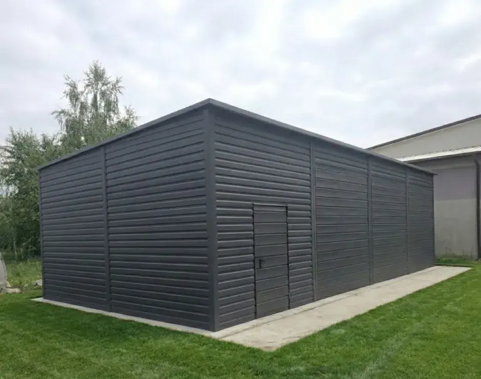 Plechová garáž 12x6