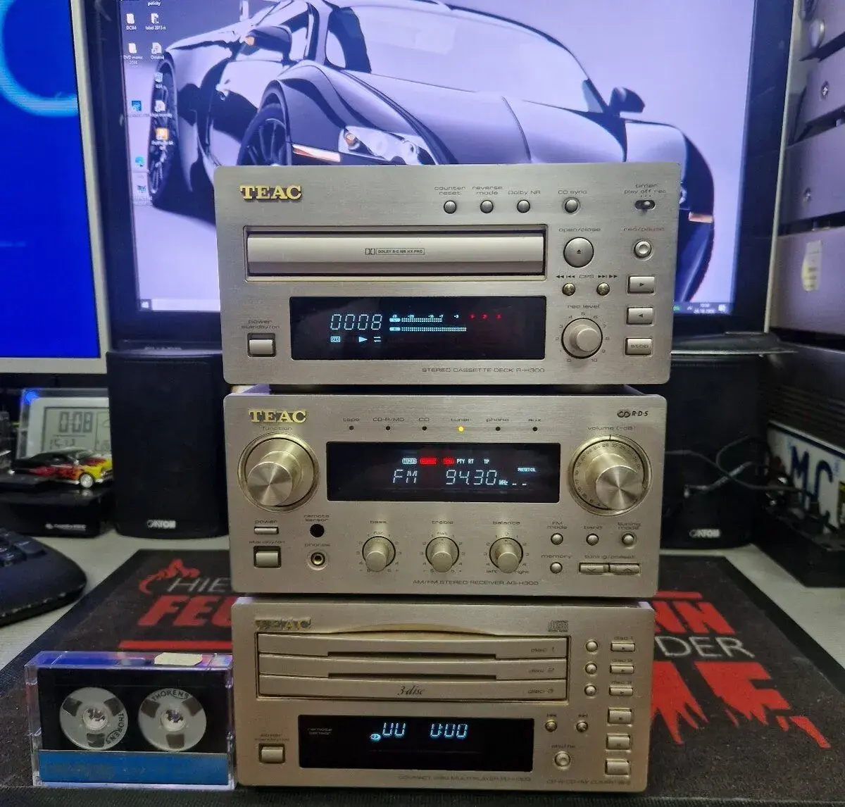 TEAC PD-H303 + TEAC AG-H300 + TEAC R-H300.