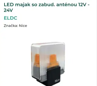 LED majak so zabud. anténou NICE