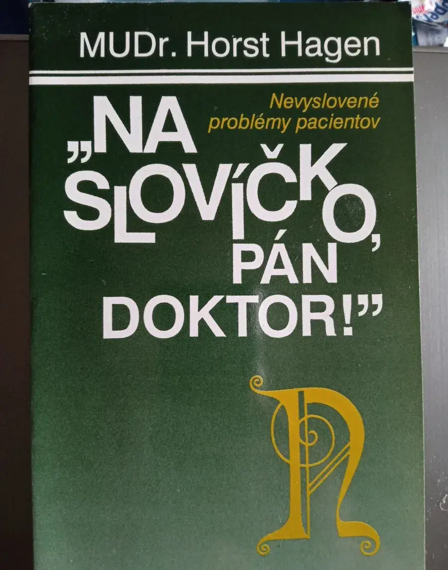 Knihu: „Na slovíčko, pán doktor"