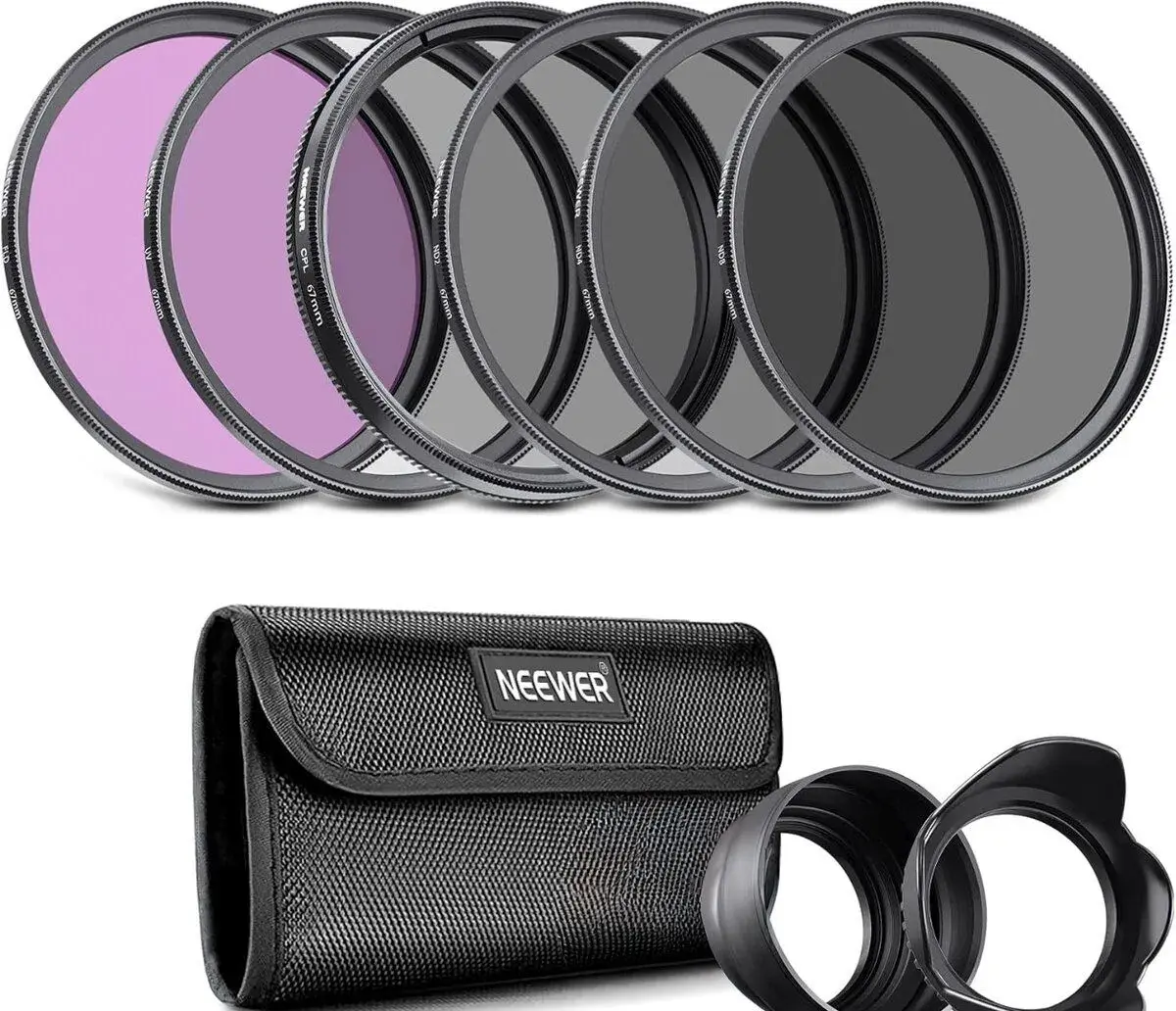 Filter Set Neewer 67mm + Slnečné clony