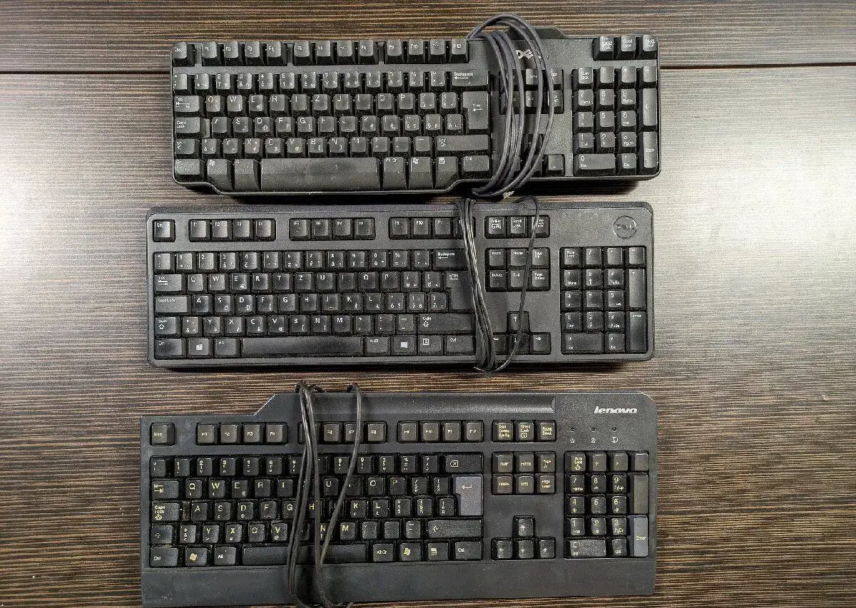 Kancelárska USB klávesnica Dell, Lenovo