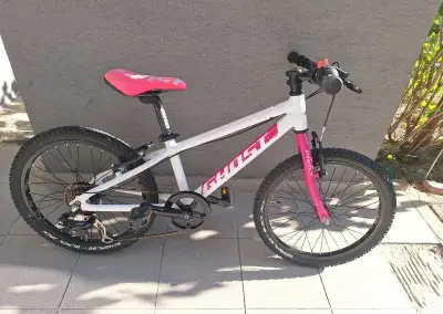 Detský bicykel 20kola Ghost biely