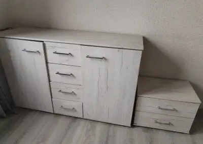 Komoda + 2 nočné stolíky