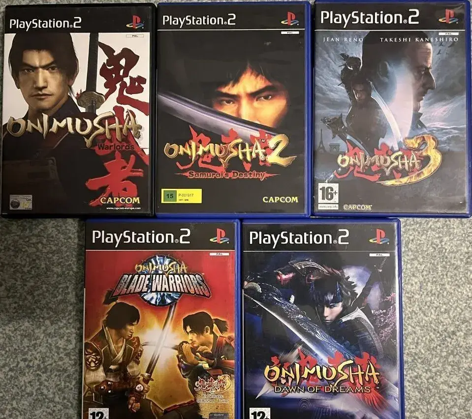 Zbierku hier ONIMUSHA na playstation 2