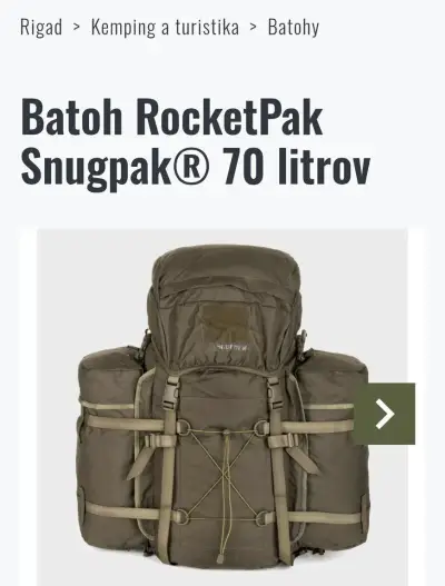 Batoh Snugpack Rocketpak 70L nový