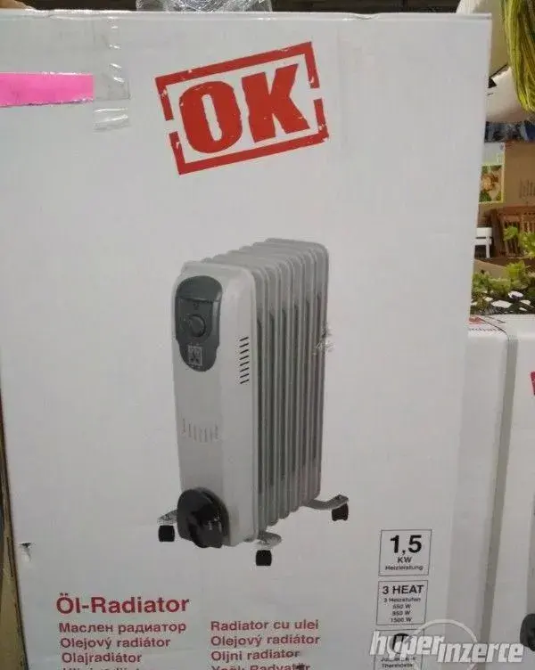 Olejový radiátor