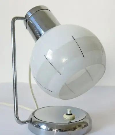 Retro stolová Lampa ČSSR – Drupol 21644, ČSSR Brusel