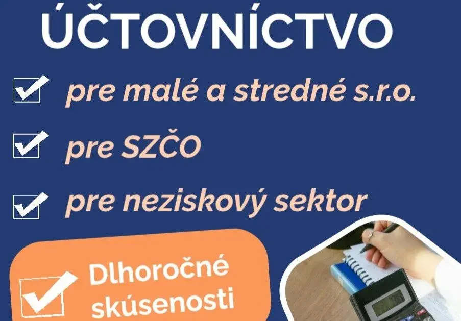 Účtovníctvo pre malé/stredné firmy, SZČO, neziskový sektor