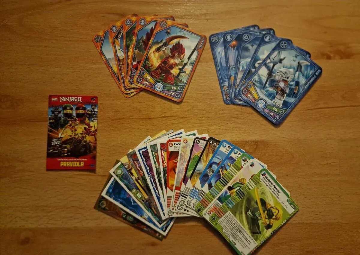 Lego Ninjago a Lego Chima kartičky