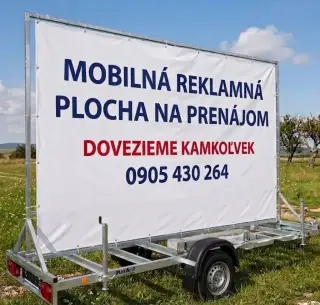 Prenájom mobilnej reklamnej plochy