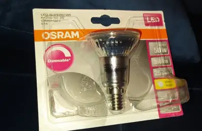 LED žiarovka Osram PAR16 E14 - STMIEVATEĽNÉ